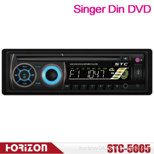 STC-5005 Single DIN Car DVD Player Support CD, USB, SD MMC Card Real Time Clock Function